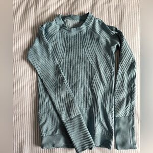 lululemon athletica Ribbed Long Sleeve Top - Teal